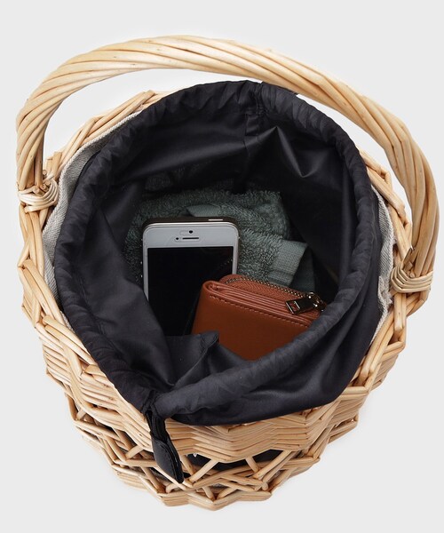 OPAQUE.CLIP（オペークドットクリップ）の「柳バスケットバッグ（ハンドバッグ・レディース・ブラック・00）」の9枚目の写真