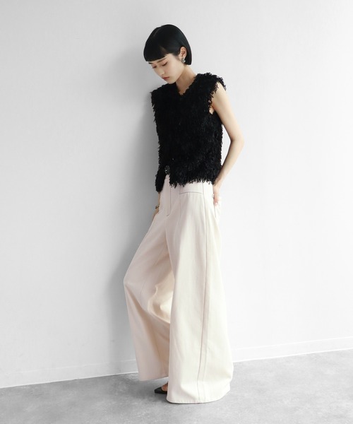 セール】【NOGLE/ノグル】ステッチワイドパンツ（その他パンツ