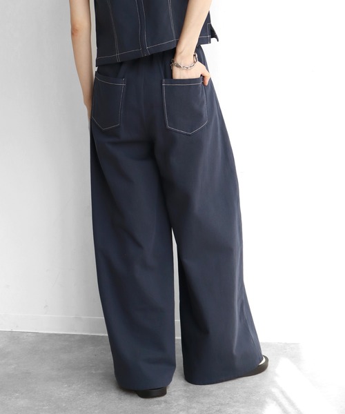 セール】【NOGLE/ノグル】ステッチワイドパンツ（その他パンツ