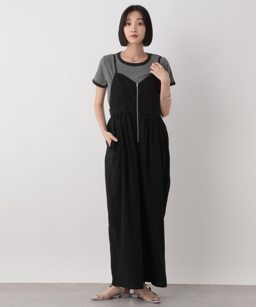 LOWRYS FARM（ローリーズファーム）の「リンガーＴＥＥ　328663（Tシャツ/カットソー・レディース・グレー/チャコールグレー/ベージュ・FREE）」の9枚目の写真