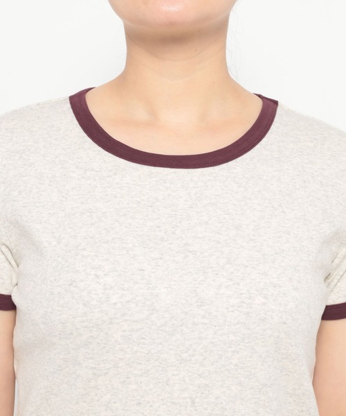 LOWRYS FARM（ローリーズファーム）の「リンガーＴＥＥ　328663（Tシャツ/カットソー・レディース・グレー/チャコールグレー/ベージュ・FREE）」の16枚目の写真