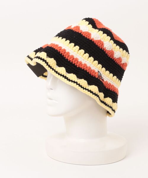 NEW ERA クロシェハット　ブラウン NEW ERA（ニューエラ）の「NEW ERA/クロシェハット（ハット