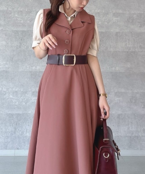 an another angelus（アンアナザーアンジェラス）の「ベルトフラップハンドバッグ/fint フィント（ハンドバッグ・レディース・ブラック/ワインレッド・FREE）」の8枚目の写真