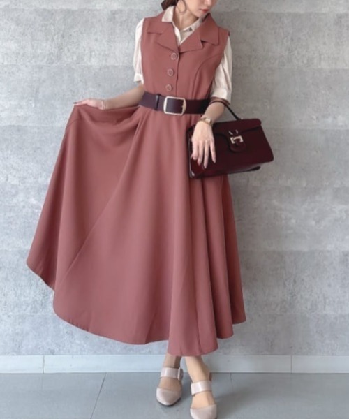 an another angelus（アンアナザーアンジェラス）の「ベルトフラップハンドバッグ/fint フィント（ハンドバッグ・レディース・ブラック/ワインレッド・FREE）」の10枚目の写真