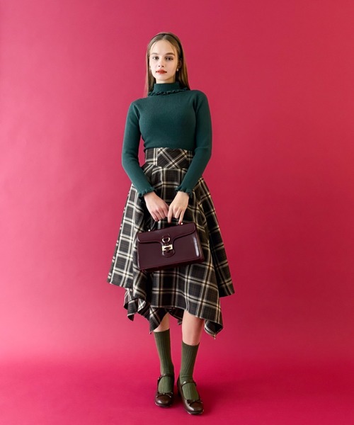 an another angelus（アンアナザーアンジェラス）の「ベルトフラップハンドバッグ/fint フィント（ハンドバッグ・レディース・ブラック/ワインレッド・FREE）」の17枚目の写真