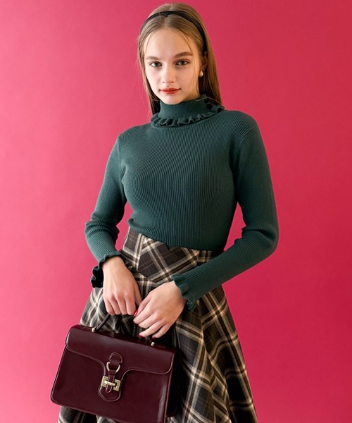 an another angelus（アンアナザーアンジェラス）の「ベルトフラップハンドバッグ/fint フィント（ハンドバッグ・レディース・ブラック/ワインレッド・FREE）」の18枚目の写真