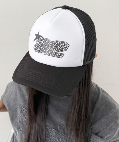 ラインストーンメッシュキャップ WEGO/【25年春夏新作】ナンバリングラインストーンメッシュ