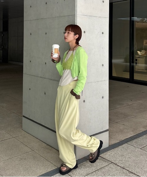 MEDI PURIPURI SHORT KNIT CARDIGAN（カーディガン/ボレロ