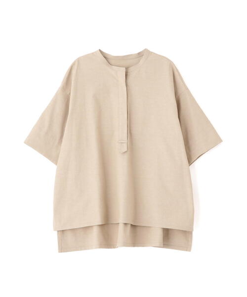human woman(ヒューマンウーマン)の「◆【UVカット】クールマックス混オーバーブラウス(シャツ/ブラウス・レディース・グレー系その他/ベージュ/グリーン・MEDIUM)」の19枚目の写真