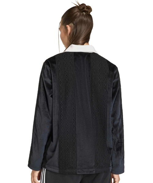 adidas(アディダス)の「adidas WINTERIZED LS JERSEY / アディダス ウィンターライズド ロングスリーブ サッカージャージ(ジャージ・レディース・ブラック・S/L/M)」の9枚目の写真