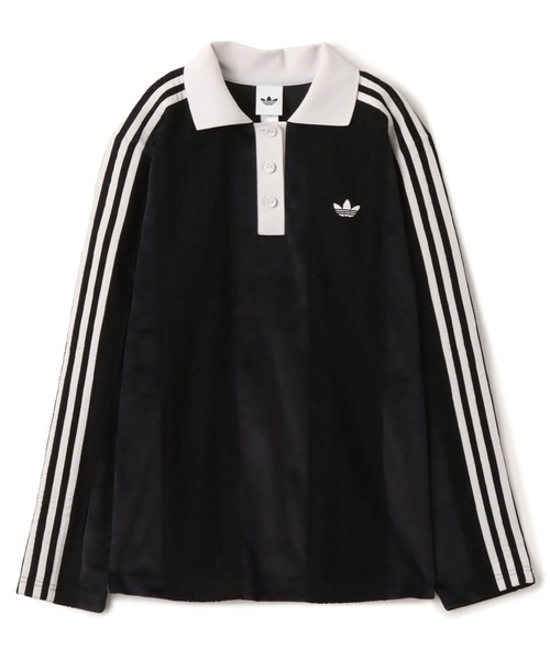 adidas(アディダス)の「adidas WINTERIZED LS JERSEY / アディダス ウィンターライズド ロングスリーブ サッカージャージ(ジャージ・レディース・ブラック・S/L/M)」の4枚目の写真