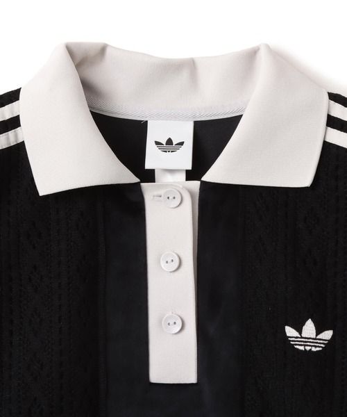 adidas(アディダス)の「adidas WINTERIZED LS JERSEY / アディダス ウィンターライズド ロングスリーブ サッカージャージ(ジャージ・レディース・ブラック・S/L/M)」の3枚目の写真