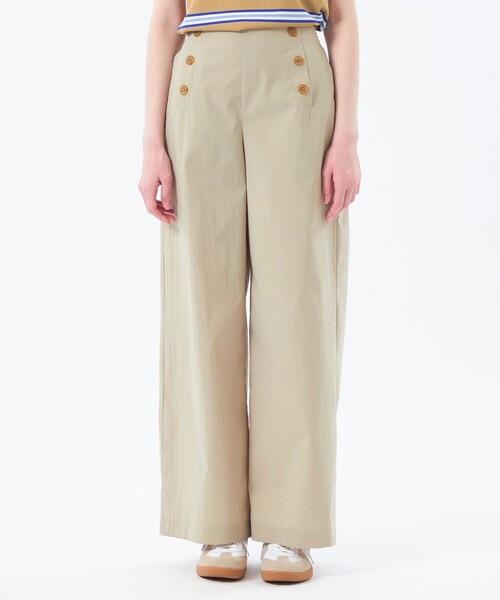 MACKINTOSH PHILOSOPHY(マッキントッシュ フィロソフィー)の「タイプライターレインマリンパンツ(その他パンツ・レディース・カーキ/ブラック/ベージュ・34/40/36/38)」の3枚目の写真