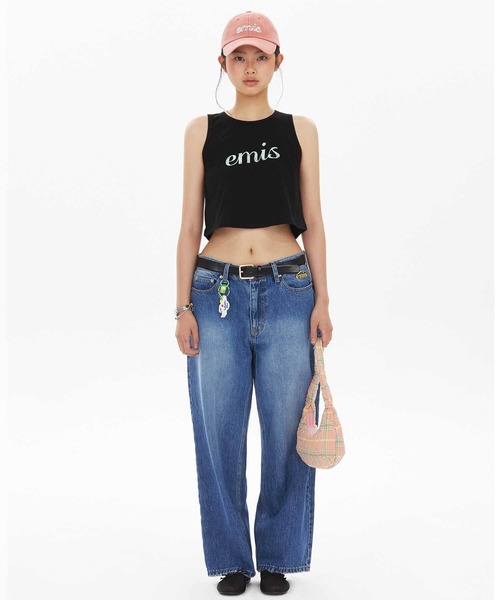 EMIS(イミス)の「(UNISEX) ANKLE JEANS(デニムパンツ・レディース・ブルー・SMALL/MEDIUM)」の2枚目の写真