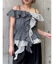 MURUA | カスケードスウィッチングフリルシャツ(シャツ/ブラウス)