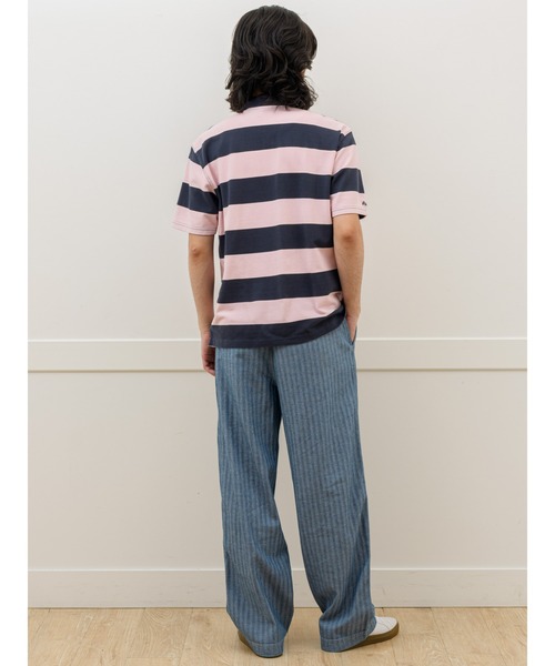 Gap × Malbon ロゴ ストライプ ポロシャツ（ポロシャツ）｜GAP