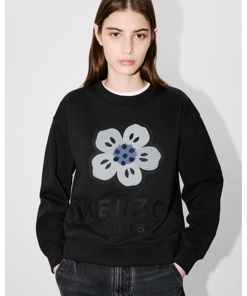 Boke Flower' エンブロイド コットン スウェット（スウェット）｜KENZO