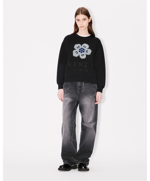 Boke Flower' エンブロイド コットン スウェット（スウェット）｜KENZO