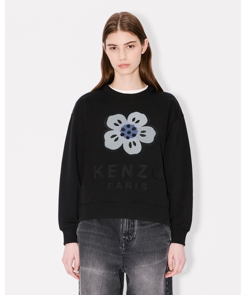 'BOKE FLOWER' エンブロイド コットン スウェット Boke Flower' エンブロイド コットン スウェット（スウェット）｜KENZO