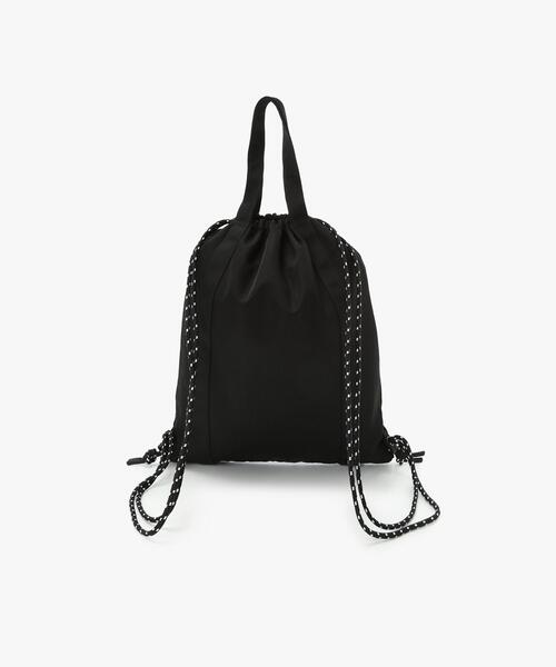 To b. by agnes b.（トゥービーバイアニエスベー）の「ナイロン 2WAYバッグ（バックパック/リュック・レディース・ブラック・FREE）」の3枚目の写真