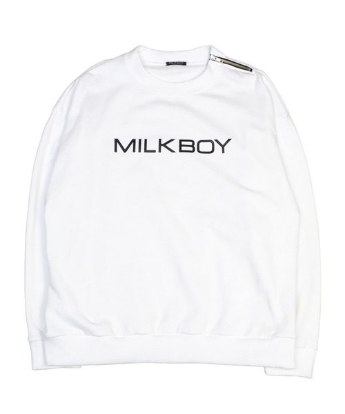 MILKBOY(ミルクボーイ)の「ZIP LOGO スウェット(スウェット・レディース・C/D/A/B・FREE)」の5枚目の写真