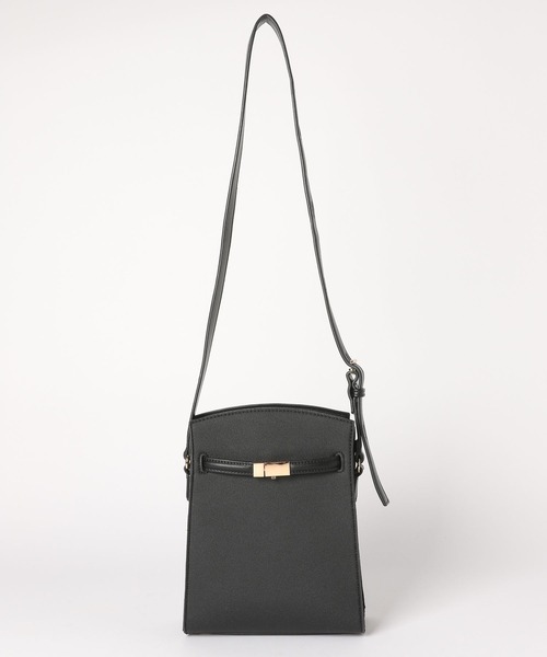 Andemiu（アンデミュウ）の「メタルベルトショルダー572529（ショルダーバッグ・レディース・ホワイト/ブラック・FREE）」の5枚目の写真