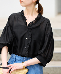 81BRANCA/ハチイチブランカ SLOBE別注 チュールトップス（T