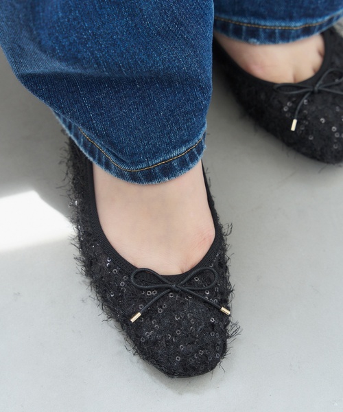 セール】フリンジスパンコールバレエ（バレエシューズ）｜LE TALON