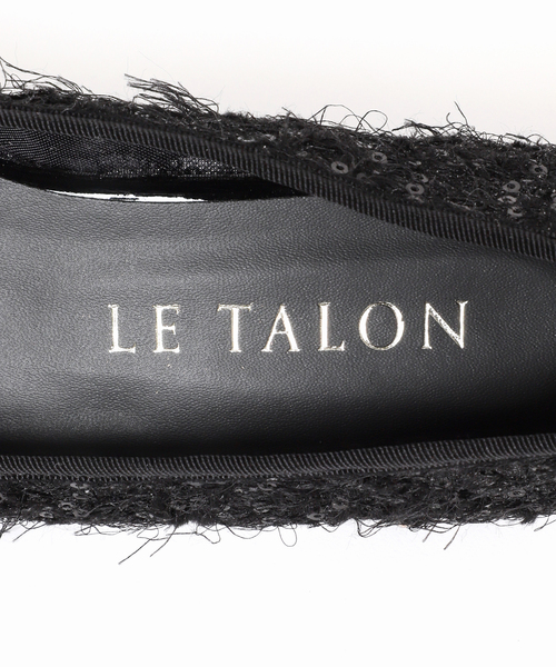 LE TALON(ルタロン)の「フリンジスパンコールバレエ(バレエシューズ・レディース・ブラック×ブラック/ベージュ/ホワイト・22cm/22.5cm/23cm/23.5cm/24cm/24.5cm/25cm)」の13枚目の写真