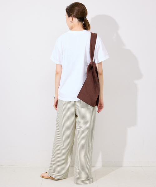SLOBE IENA(スローブイエナ)の「マルチストライプイージーパンツ(その他パンツ・レディース・ブラウン/アイボリー・36/38)」の19枚目の写真