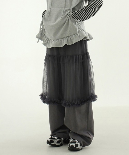 15日までSALE！！Paloma Wool レイヤードスカートパンツ　未使用 Paloma-wool レイヤードパネルパンツ ラップスカートパンツ 36 - メルカリ