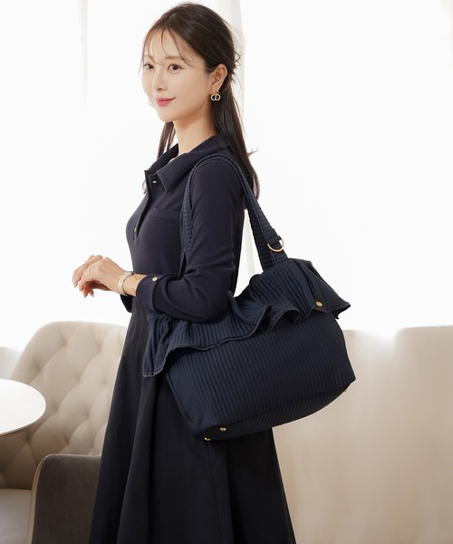 フリルヘム ヌビ トートバッグ le reve vaniller（トートバッグ）｜le