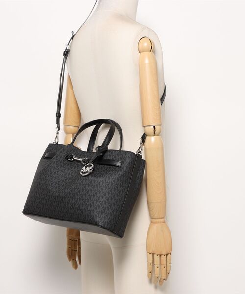 MICHAEL KORS(マイケルコース)の「CARSON MD CZ SATCHEL サッチェル(ハンドバッグ・レディース・ブラック・FREE)」の2枚目の写真
