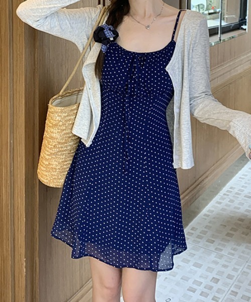 【24SS NEW】MiuMiu_women / ポルカドット ワンピース nm10615-1.jpg