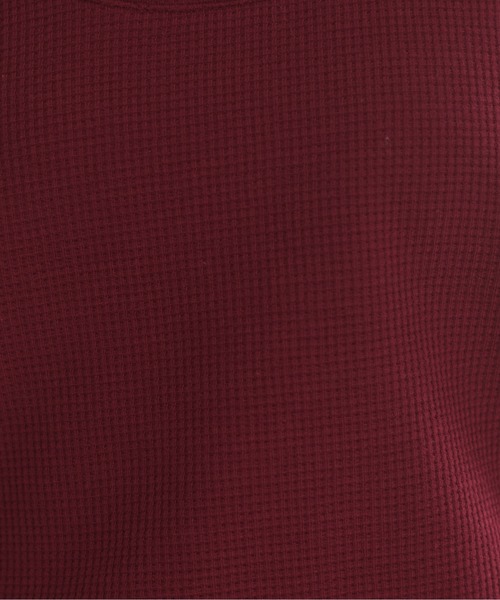 ANGIE（アンジー）の「ワッフルフェイクレイヤードタンクトップ（タンクトップ・レディース・ワイン/杢グレー/ブラウン/チャコールグレー・FREE）」の12枚目の写真