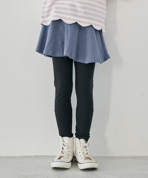 ever closet(エバークローゼット)の「ストレッチスカッツ(フレアタイプ)(スカート・キッズ・カーキ/イエロー系その他/ベージュ/ピンク系その他3/ブルー系その他/グリーン系その他/パープル系その他/ワインレッド・140cm/130cm/120cm/110cm/100cm/90cm/80cm/160cm/150cm)」の5枚目の写真