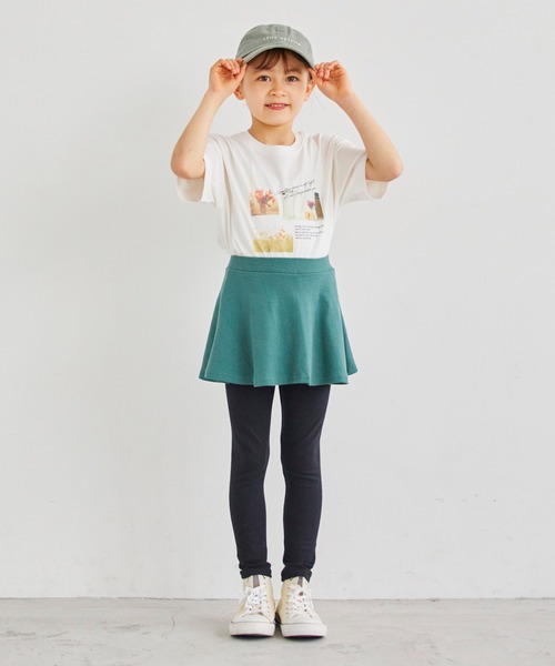 ever closet(エバークローゼット)の「ストレッチスカッツ(フレアタイプ)(スカート・キッズ・カーキ/イエロー系その他/ベージュ/ピンク系その他3/ブルー系その他/グリーン系その他/パープル系その他/ワインレッド・140cm/130cm/120cm/110cm/100cm/90cm/80cm/160cm/150cm)」の11枚目の写真