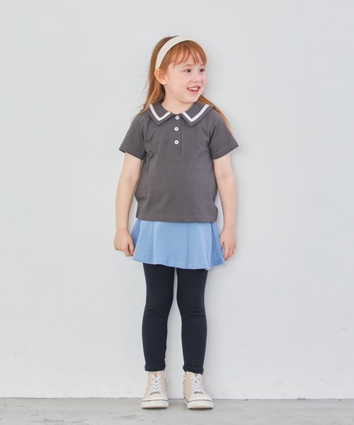 ever closet(エバークローゼット)の「ストレッチスカッツ(フレアタイプ)(スカート・キッズ・カーキ/イエロー系その他/ベージュ/ピンク系その他3/ブルー系その他/グリーン系その他/パープル系その他/ワインレッド・140cm/130cm/120cm/110cm/100cm/90cm/80cm/160cm/150cm)」の13枚目の写真