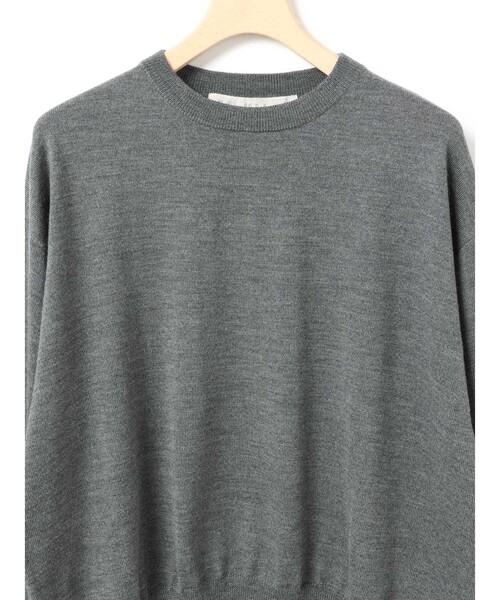 MidiUmi（ミディウミ）の「MidiUmi クルーネックニットプルオーバー（ニット/セーター・レディース・ライトブルー/チャコールグレー/ブラック/レッド・FREE）」の17枚目の写真