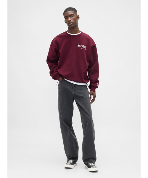 セール】ヴィンテージソフト オーバーサイズ GAPロゴ スウェットシャツ