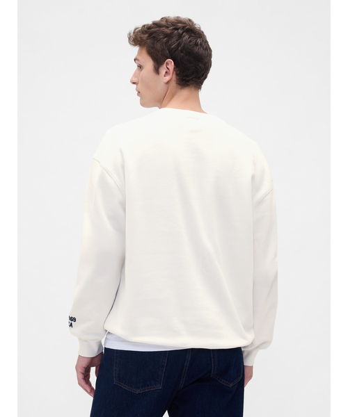 GAP(ギャップ)の「ヴィンテージソフト オーバーサイズ GAPロゴ スウェットシャツ(スウェット・メンズ・ライトグレー/レッド系その他/ホワイト系その他/ネイビー・XS/S/M/L/XL)」の16枚目の写真