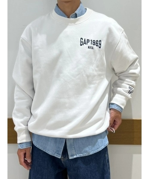 セール】ヴィンテージソフト オーバーサイズ GAPロゴ スウェットシャツ