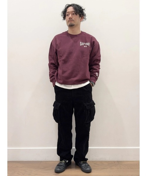 セール】ヴィンテージソフト オーバーサイズ GAPロゴ スウェットシャツ