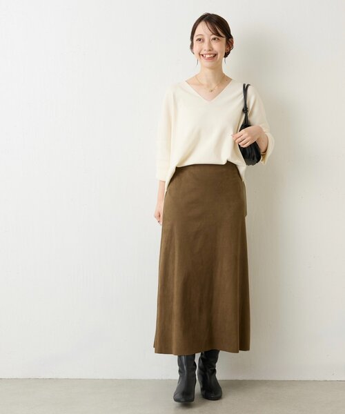 セール】スエードバックテールスカート（スカート）｜BEARDSLEY