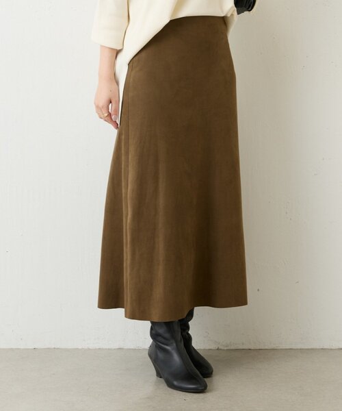 haru 　ビアズリー　バックテールスカート ベージュ　新品未使用 バックテールスカート（スカート）｜BEARDSLEY（ビアズリー）の