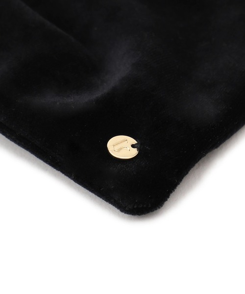 VIS（ビス）の「ビックベロアリボンヘアカフ（バレッタ/ヘアクリップ・レディース・ブラック/ブラウン・FREE）」の7枚目の写真