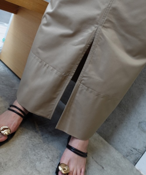 CORNERS(コーナーズ)の「ロールアップツイルロングスカート(デニムスカート・レディース・ベージュ・マルチサイズ)」の9枚目の写真