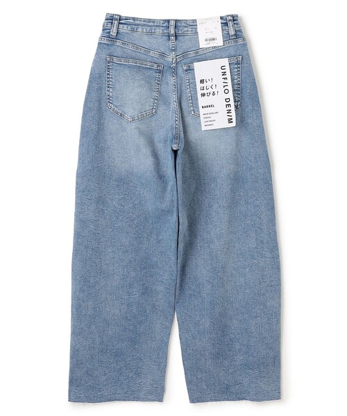 UNFILO(アンフィーロ)の「【UNFILO DENIM】撥水ストレッチ バレルレッグデニム(その他パンツ・レディース・サックスブルー系1/ライトグレー系1/ネイビー系/スカイブルー系1・X-LARGE/XX-LARGE)」の13枚目の写真