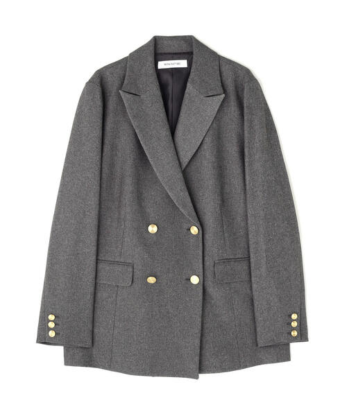 NATURAL BEAUTY BASIC ダブルブレストボクシージャケット M セール】◇ダブルブレストボクシージャケット（テーラードジャケット