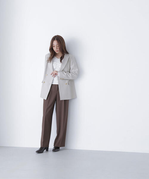 NBB ダブルブレストボクシージャケット ダブルブレストボクシージャケット | NATURAL BEAUTY BASIC